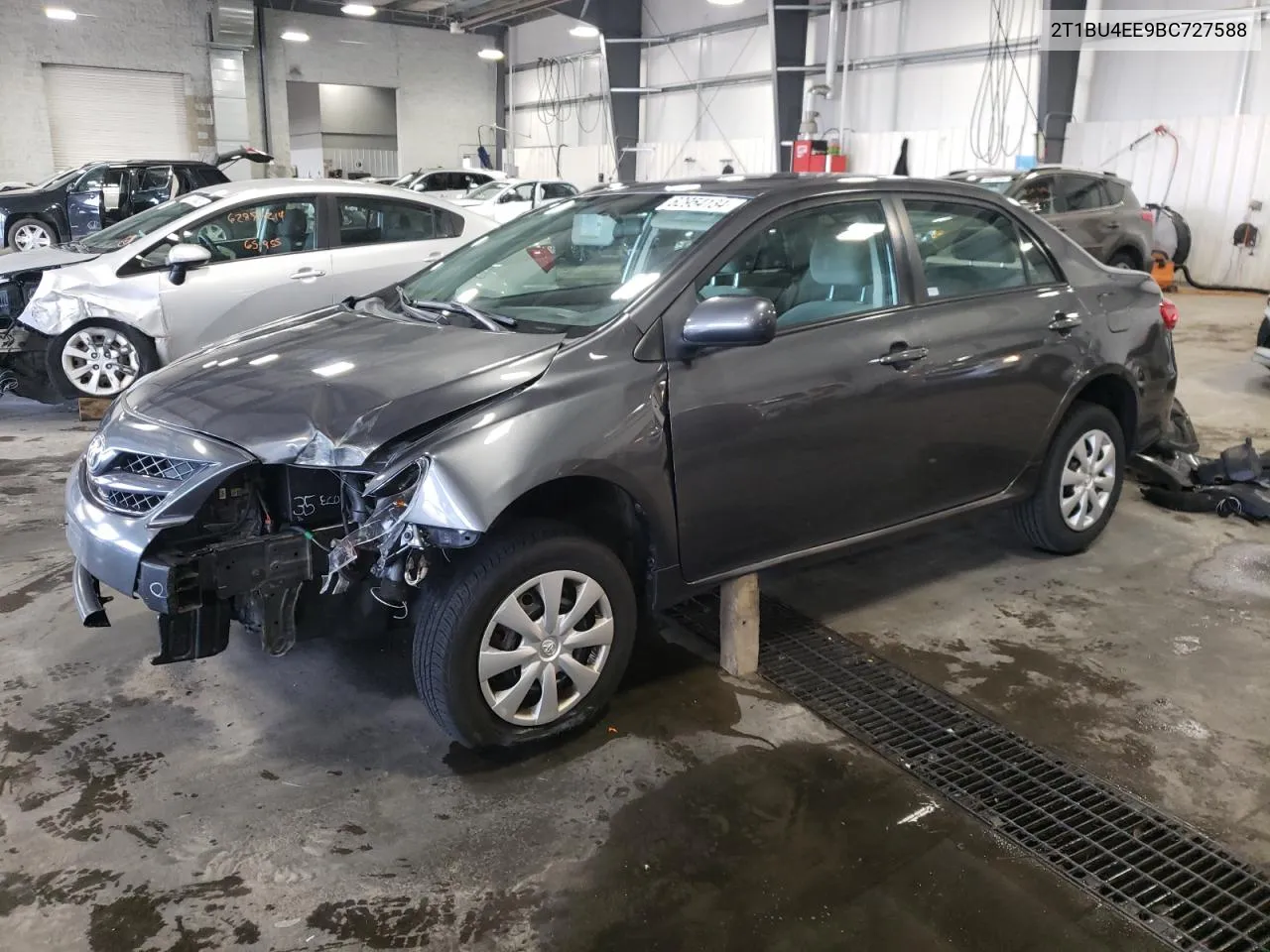 2011 Toyota Corolla Base VIN: 2T1BU4EE9BC727588 Lot: 62954134