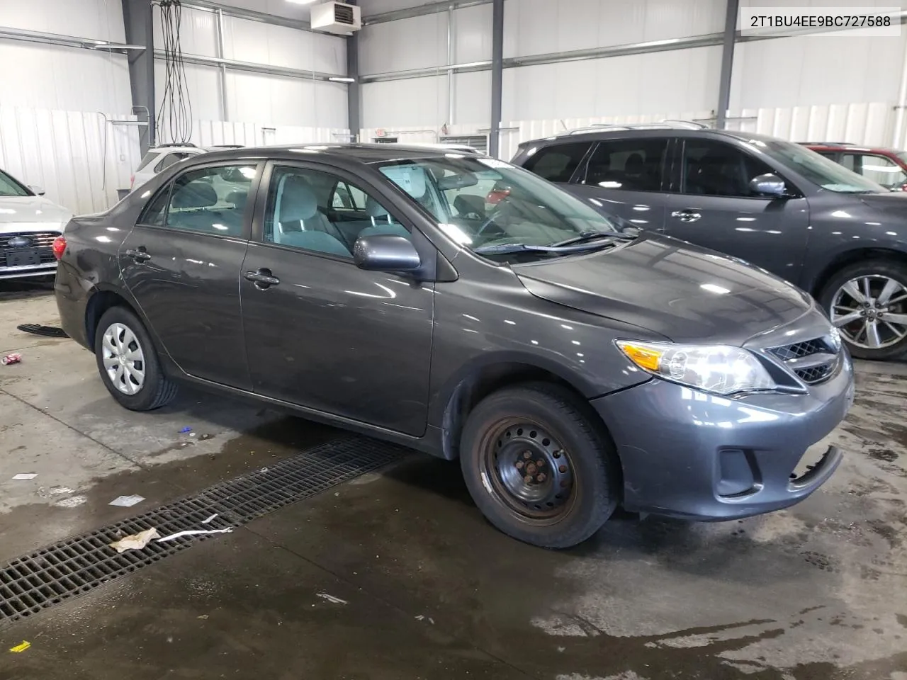 2011 Toyota Corolla Base VIN: 2T1BU4EE9BC727588 Lot: 62954134