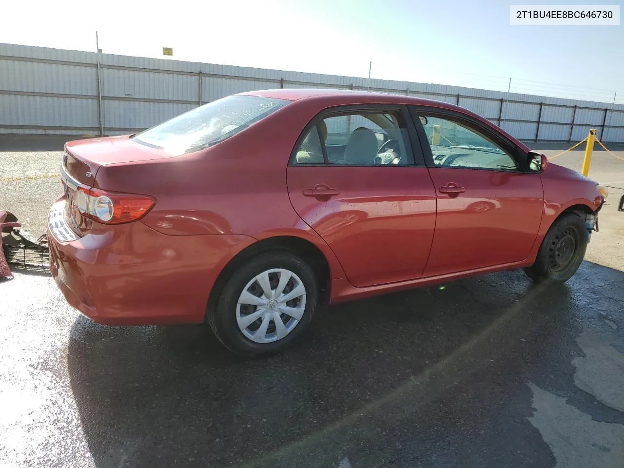 2011 Toyota Corolla Base VIN: 2T1BU4EE8BC646730 Lot: 63068284