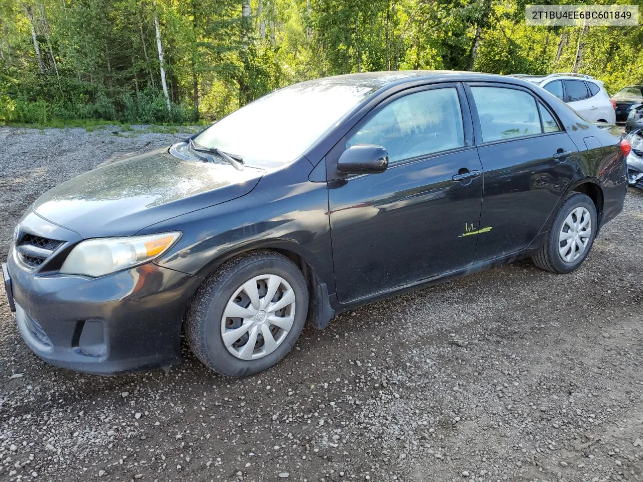 2011 Toyota Corolla Base VIN: 2T1BU4EE6BC601849 Lot: 64188754