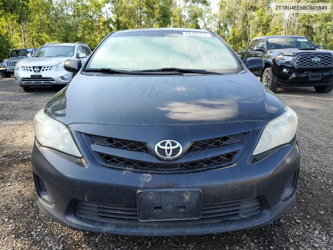 2011 Toyota Corolla Base VIN: 2T1BU4EE6BC601849 Lot: 64188754