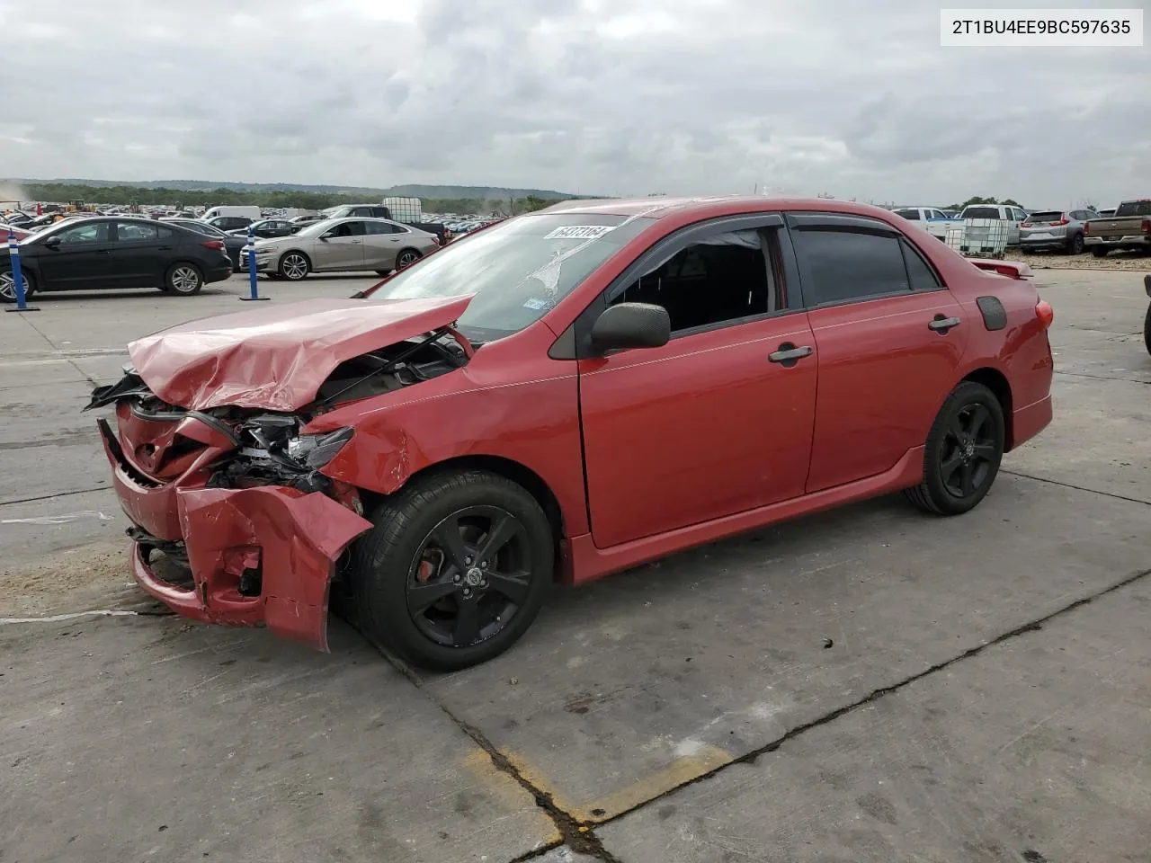 2011 Toyota Corolla Base VIN: 2T1BU4EE9BC597635 Lot: 64373164