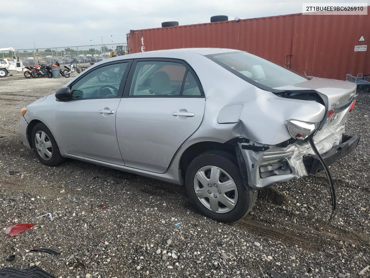 2011 Toyota Corolla Base VIN: 2T1BU4EE9BC626910 Lot: 65159114