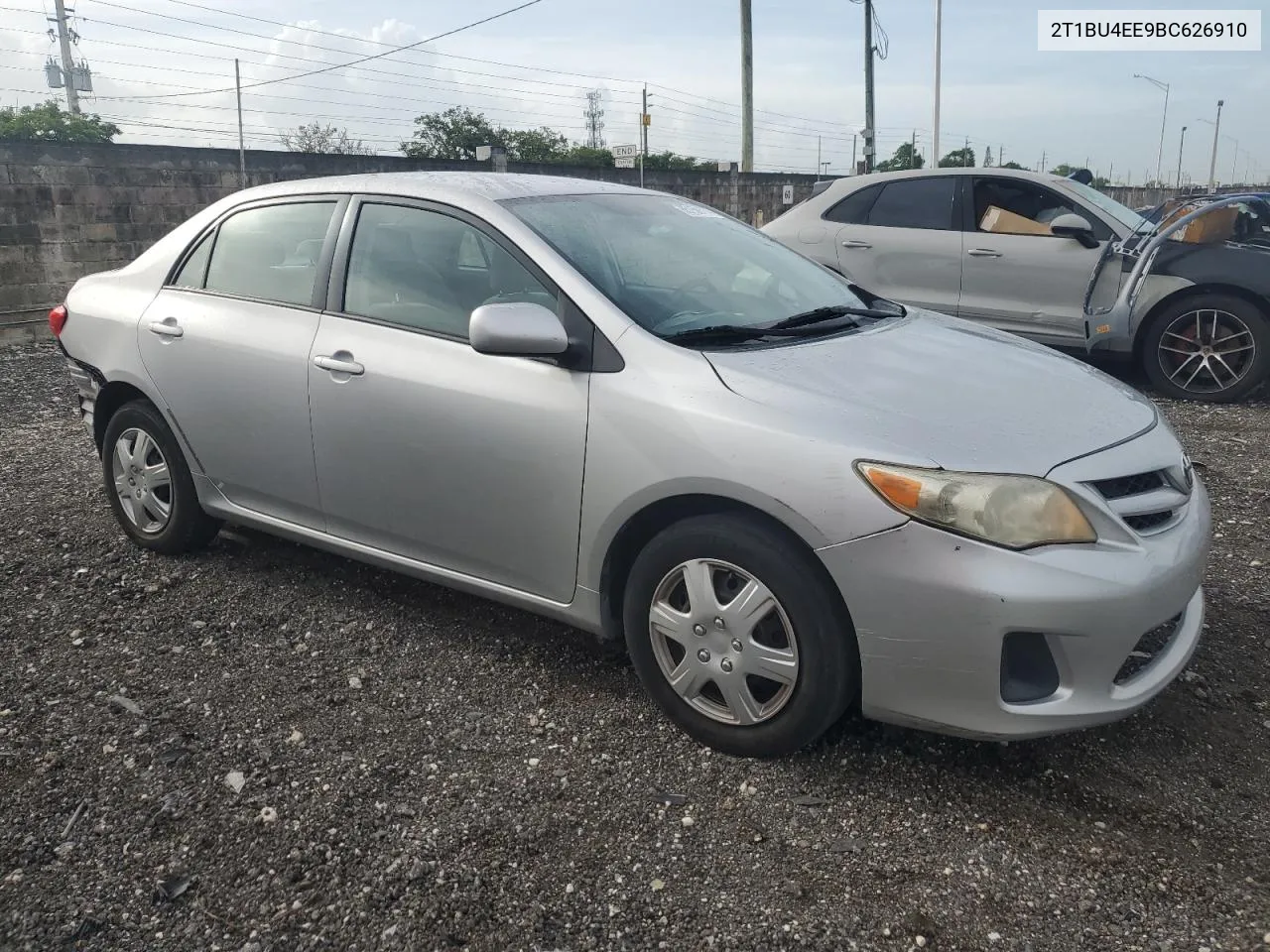 2011 Toyota Corolla Base VIN: 2T1BU4EE9BC626910 Lot: 65159114