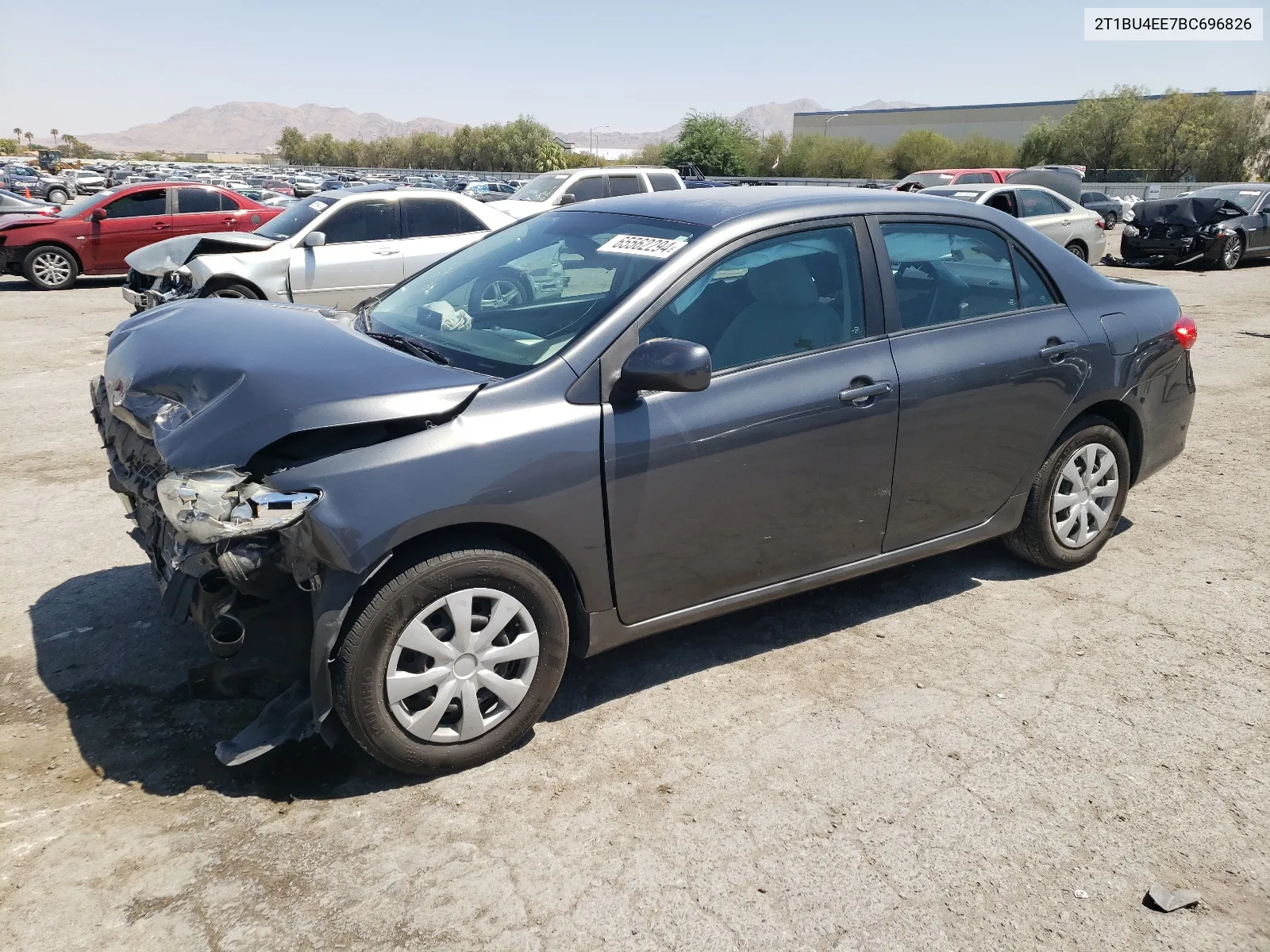 2011 Toyota Corolla Base VIN: 2T1BU4EE7BC696826 Lot: 65562294