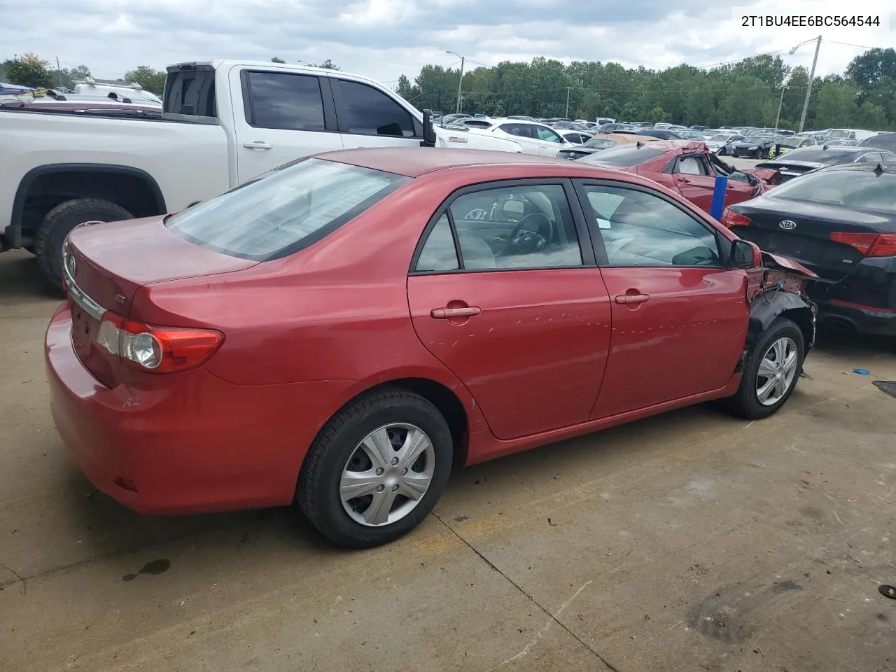 2011 Toyota Corolla Base VIN: 2T1BU4EE6BC564544 Lot: 66756884