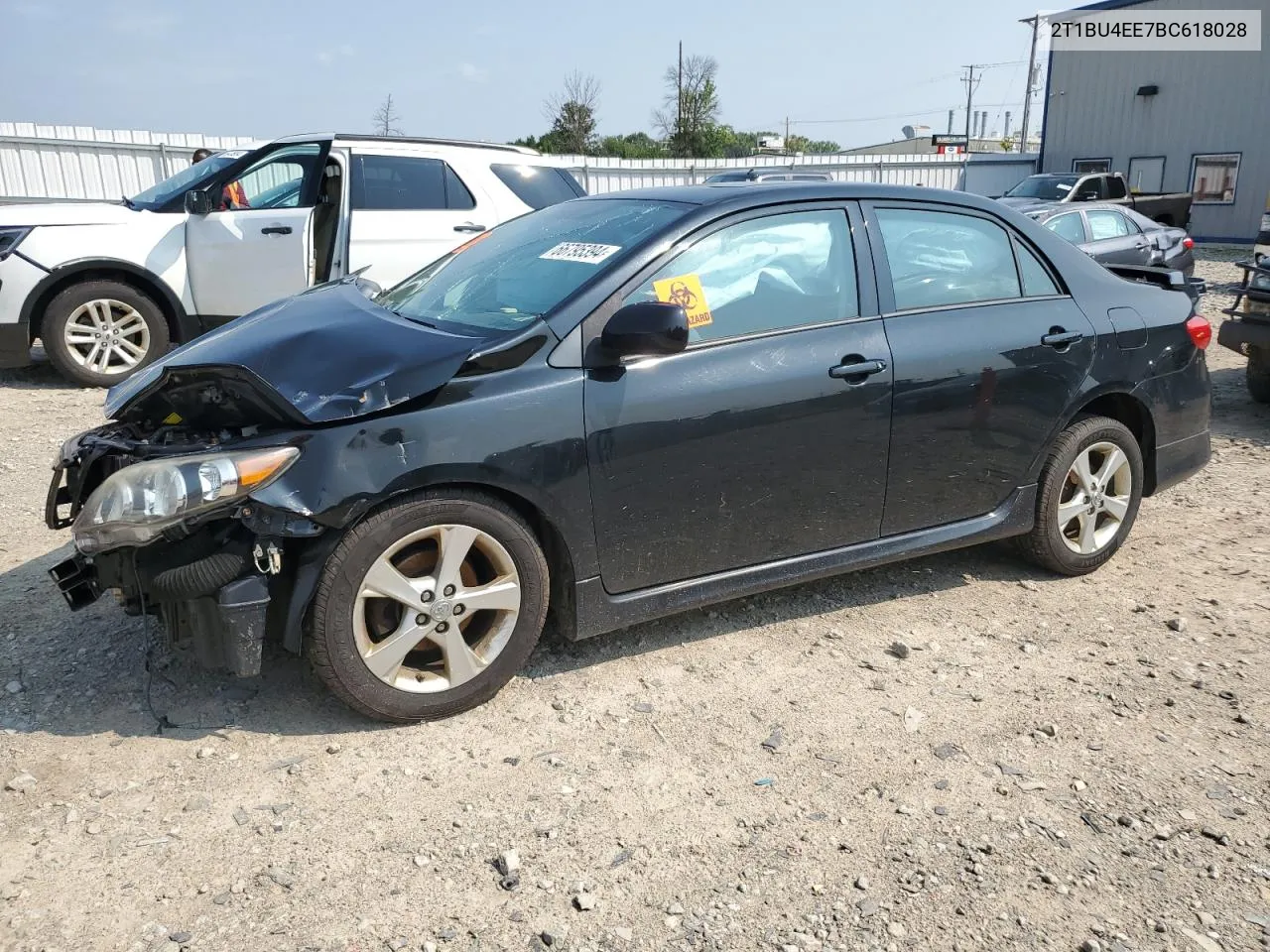 2011 Toyota Corolla Base VIN: 2T1BU4EE7BC618028 Lot: 66795394