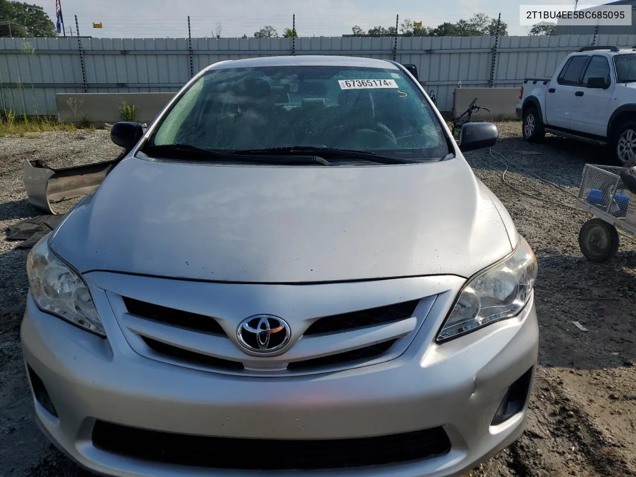 2011 Toyota Corolla Base VIN: 2T1BU4EE5BC685095 Lot: 67365174