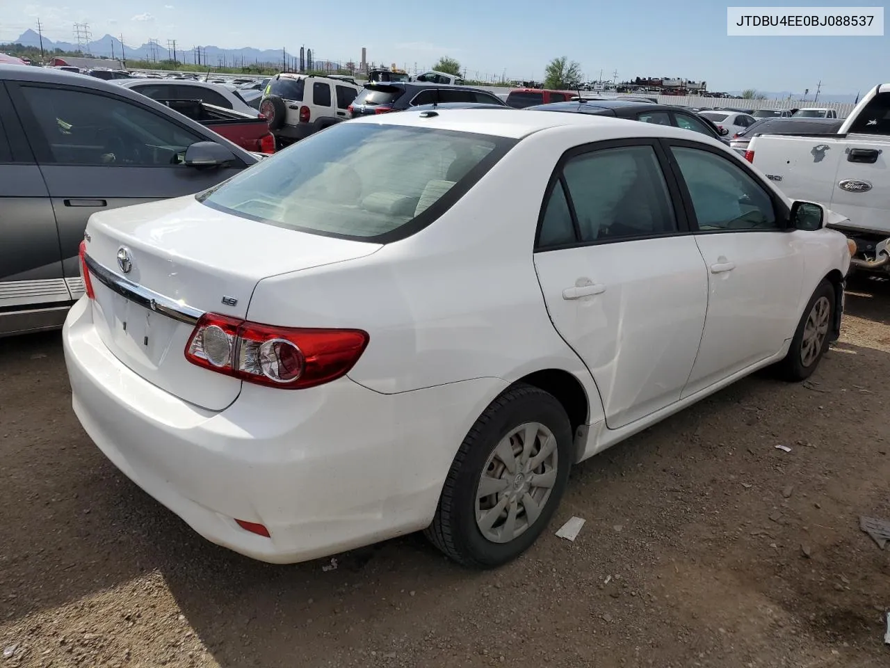 2011 Toyota Corolla Base VIN: JTDBU4EE0BJ088537 Lot: 67918834