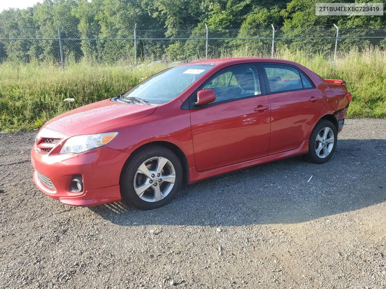 2011 Toyota Corolla Base VIN: 2T1BU4EEXBC723419 Lot: 67961714