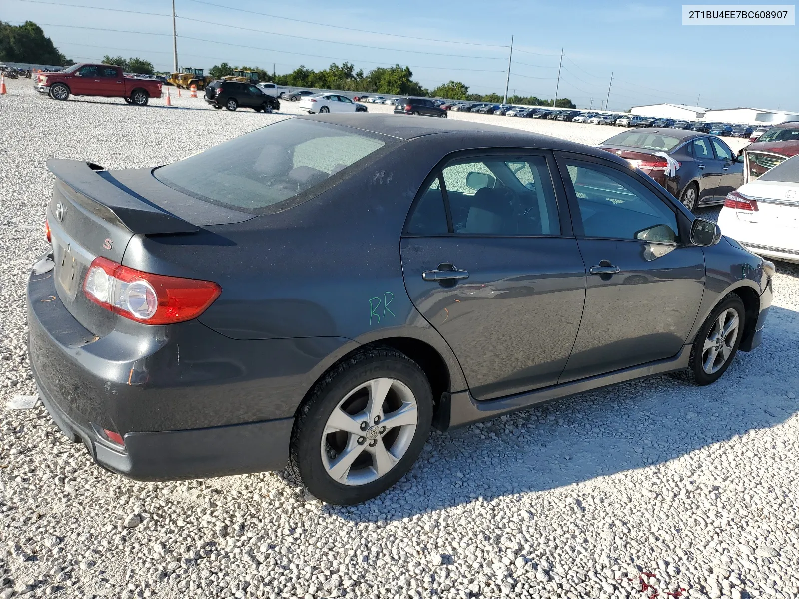 2011 Toyota Corolla Base VIN: 2T1BU4EE7BC608907 Lot: 68033614