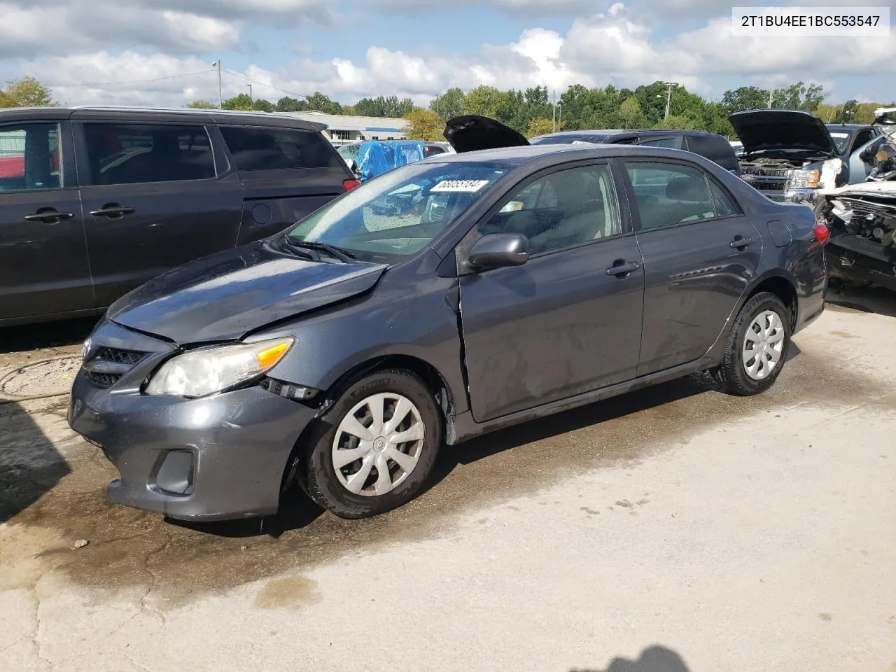 2011 Toyota Corolla Base VIN: 2T1BU4EE1BC553547 Lot: 68055184