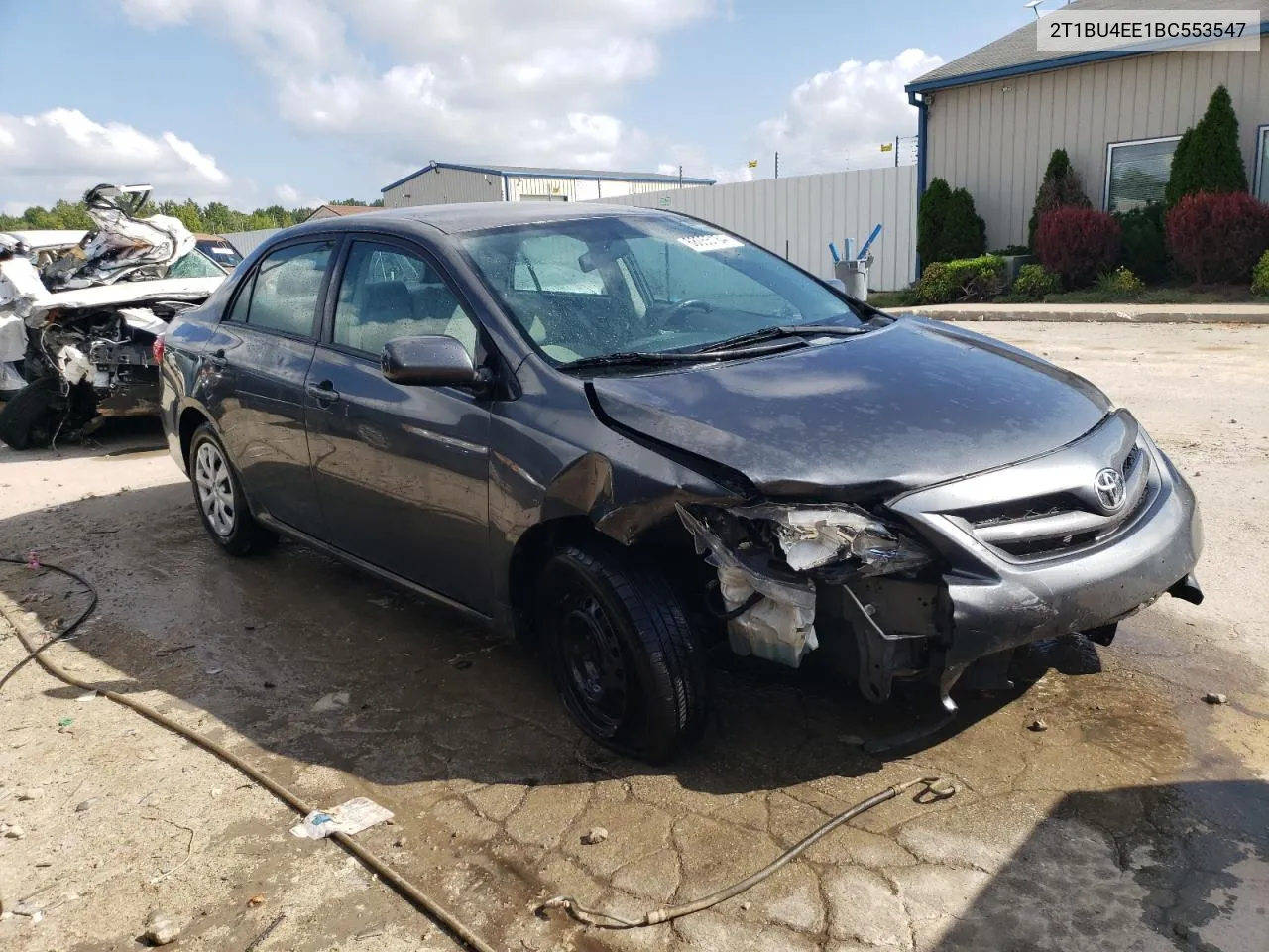 2011 Toyota Corolla Base VIN: 2T1BU4EE1BC553547 Lot: 68055184