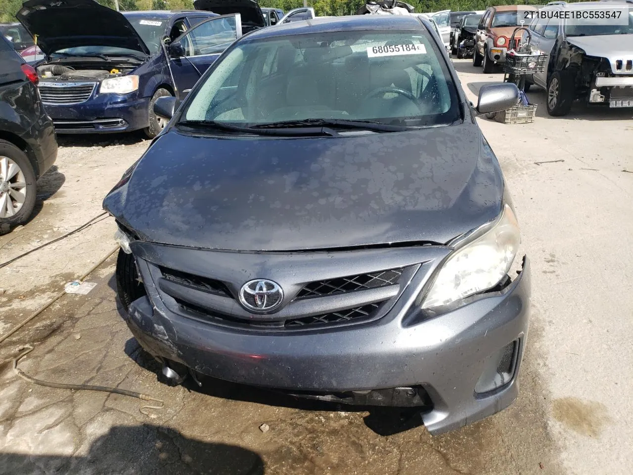 2011 Toyota Corolla Base VIN: 2T1BU4EE1BC553547 Lot: 68055184