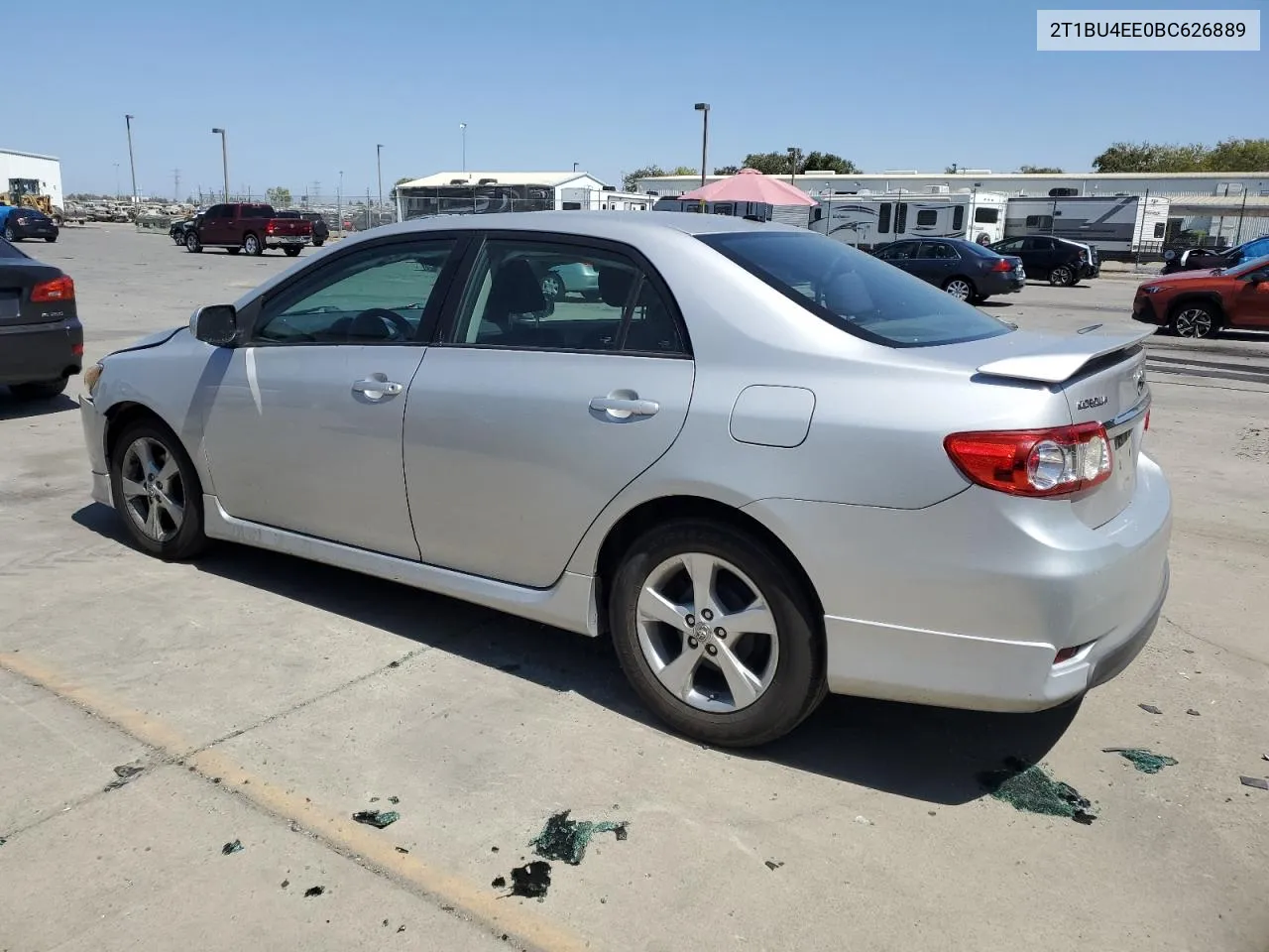 2011 Toyota Corolla Base VIN: 2T1BU4EE0BC626889 Lot: 68311124