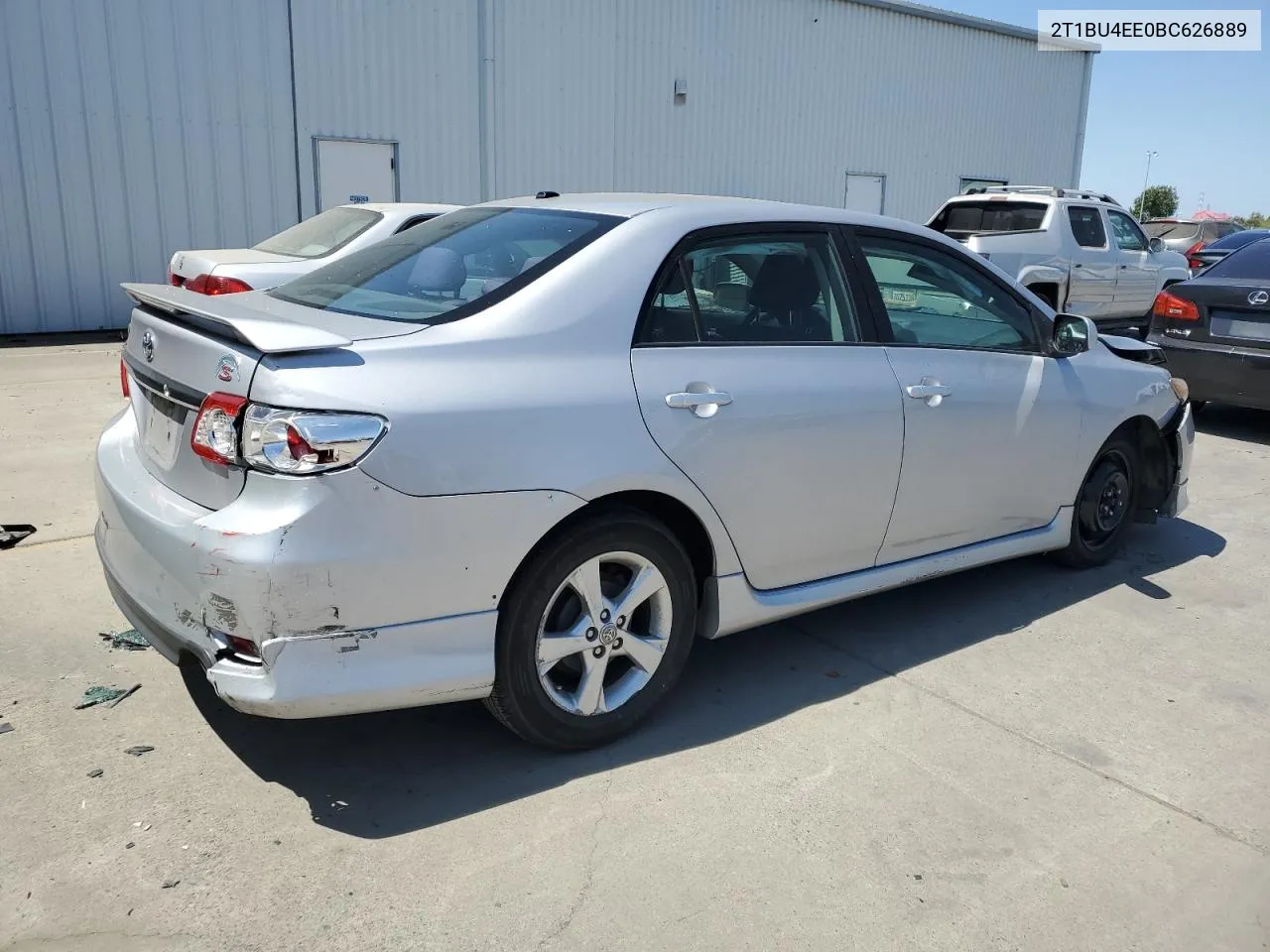 2011 Toyota Corolla Base VIN: 2T1BU4EE0BC626889 Lot: 68311124