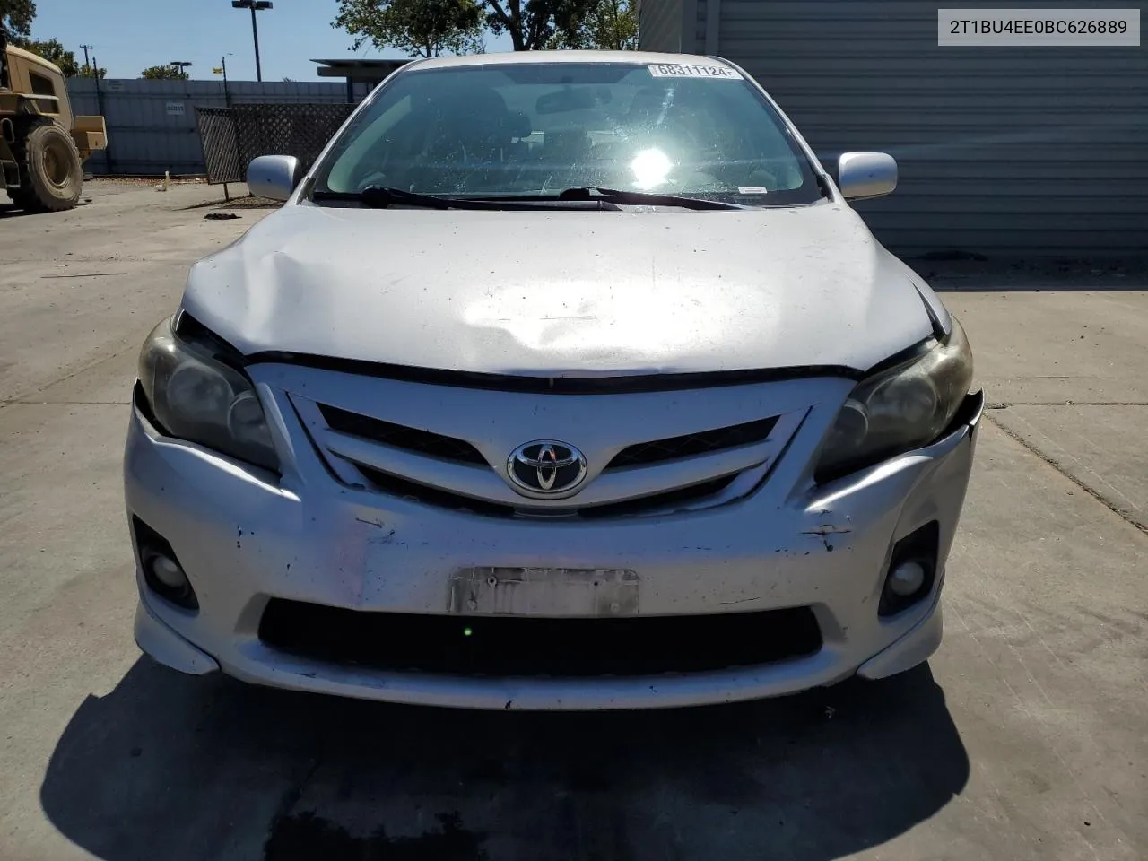 2011 Toyota Corolla Base VIN: 2T1BU4EE0BC626889 Lot: 68311124