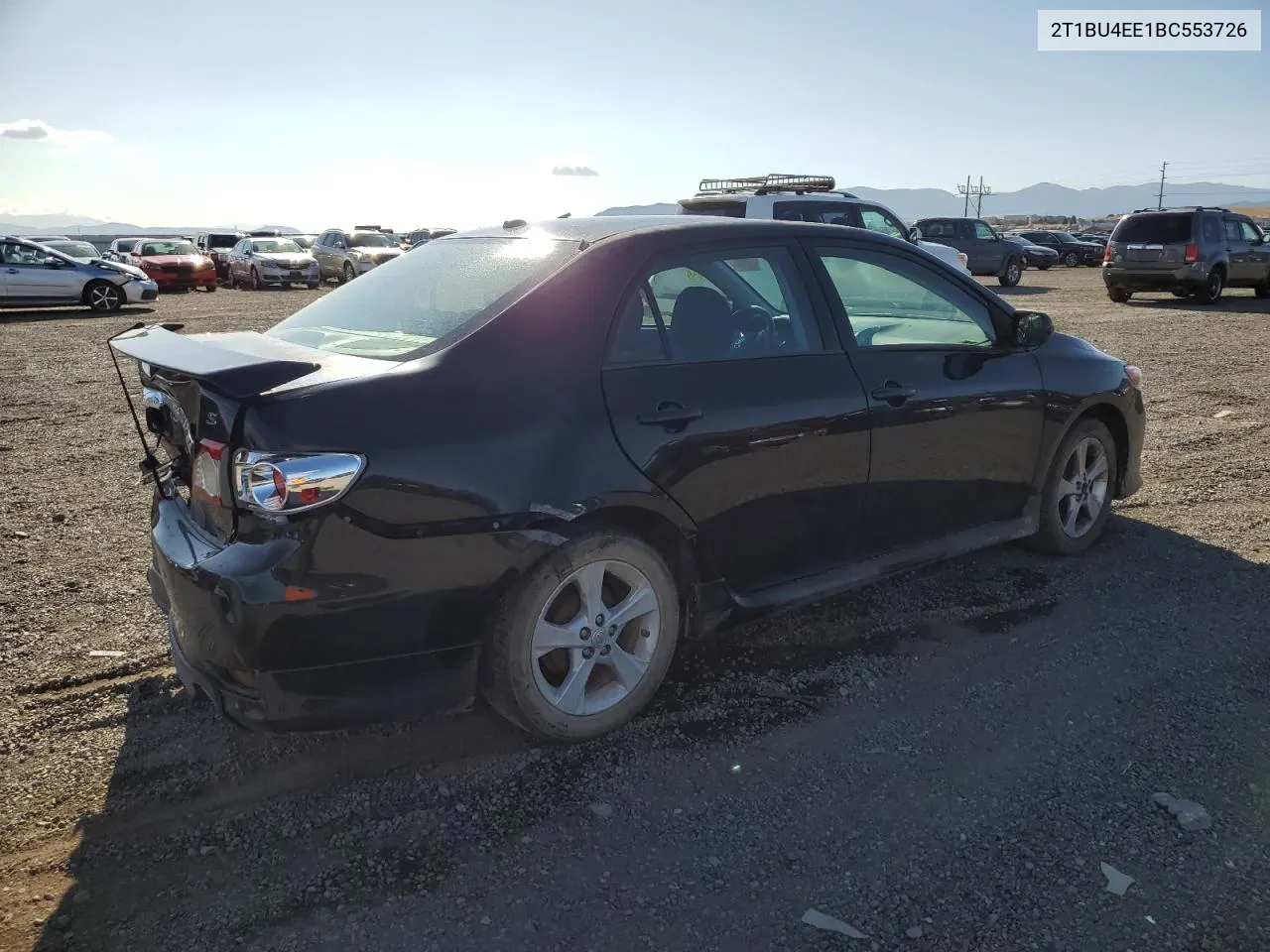 2011 Toyota Corolla Base VIN: 2T1BU4EE1BC553726 Lot: 68550334