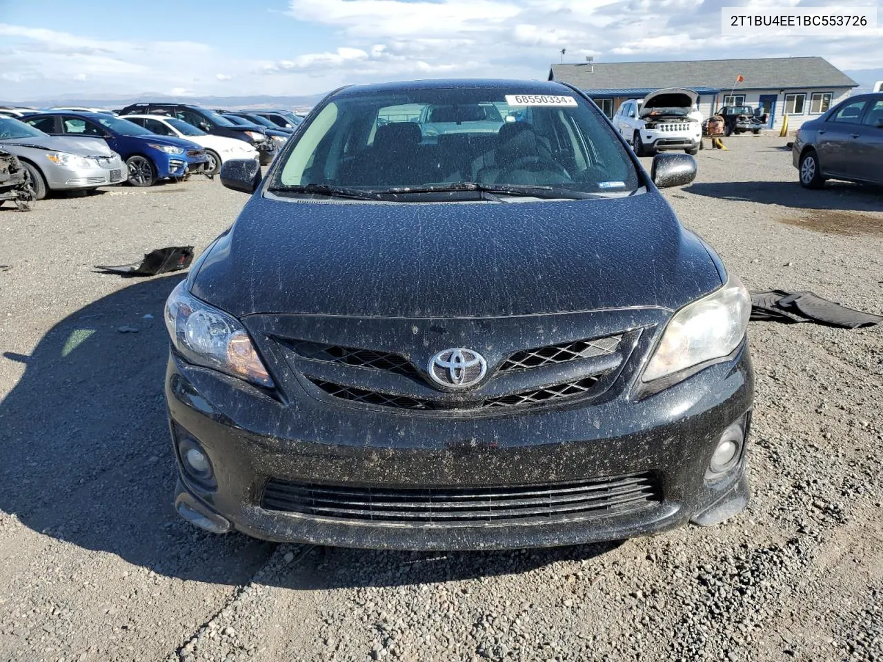 2011 Toyota Corolla Base VIN: 2T1BU4EE1BC553726 Lot: 68550334