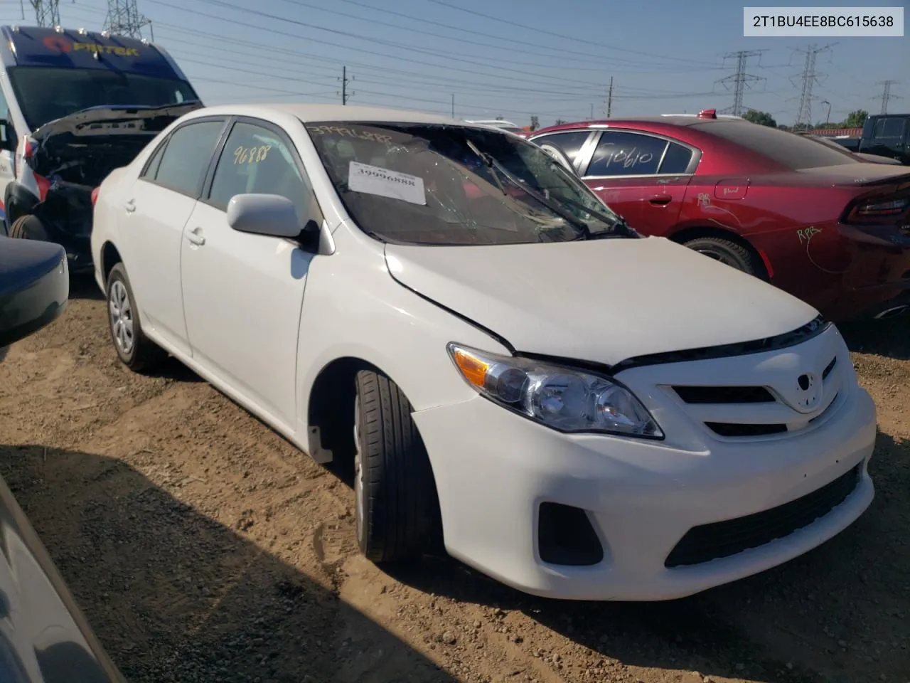 2011 Toyota Corolla Base VIN: 2T1BU4EE8BC615638 Lot: 68639154