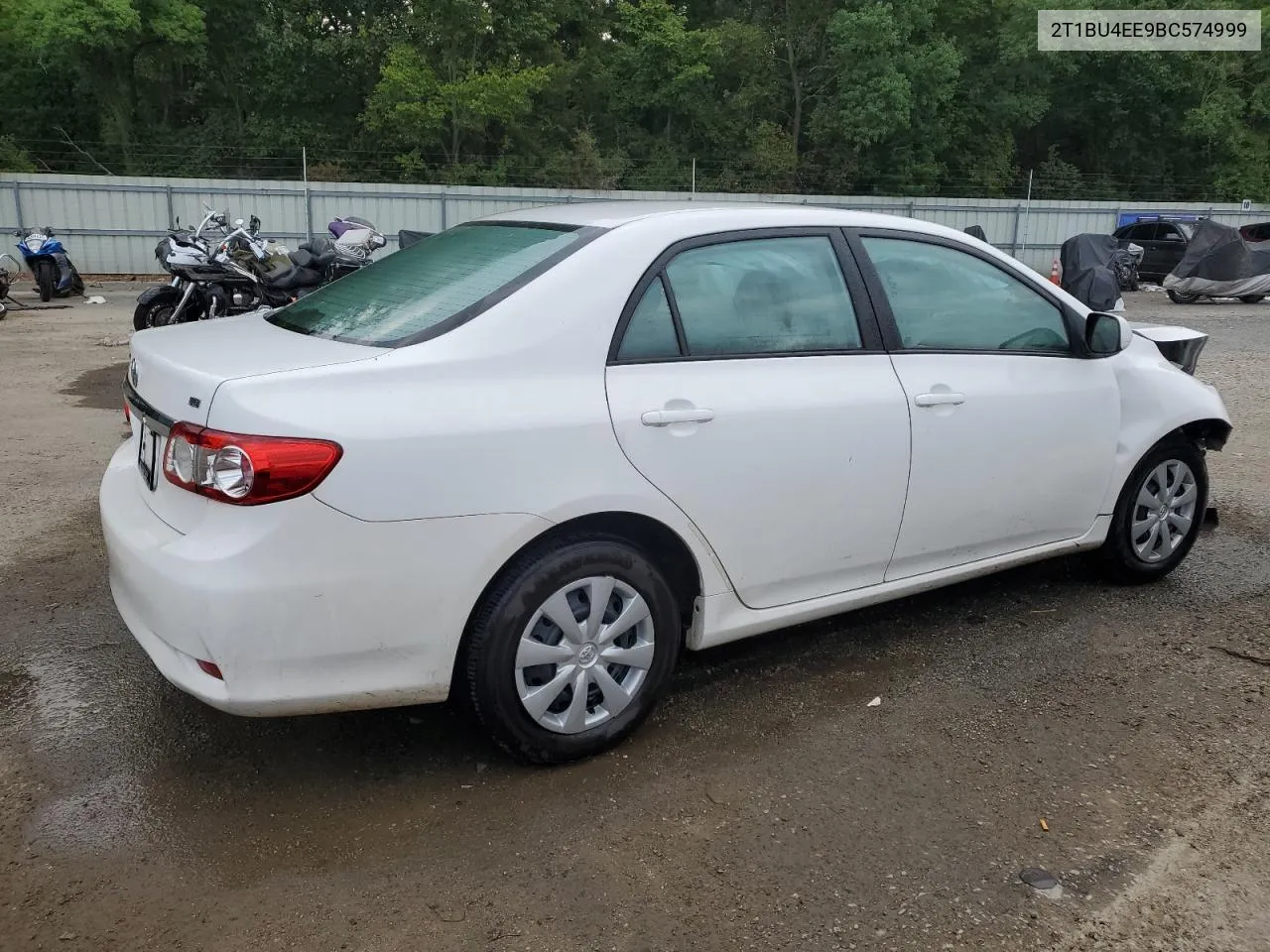 2011 Toyota Corolla Base VIN: 2T1BU4EE9BC574999 Lot: 68675894