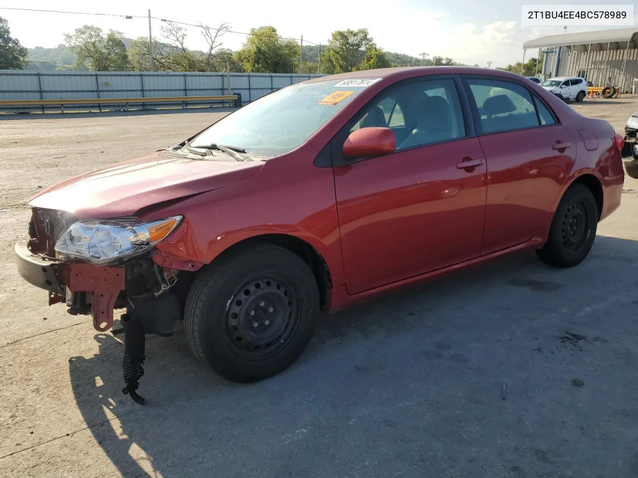 2011 Toyota Corolla Base VIN: 2T1BU4EE4BC578989 Lot: 68817614