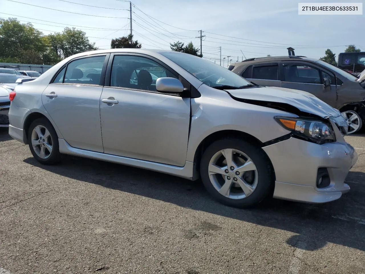 2011 Toyota Corolla Base VIN: 2T1BU4EE3BC633531 Lot: 69014624