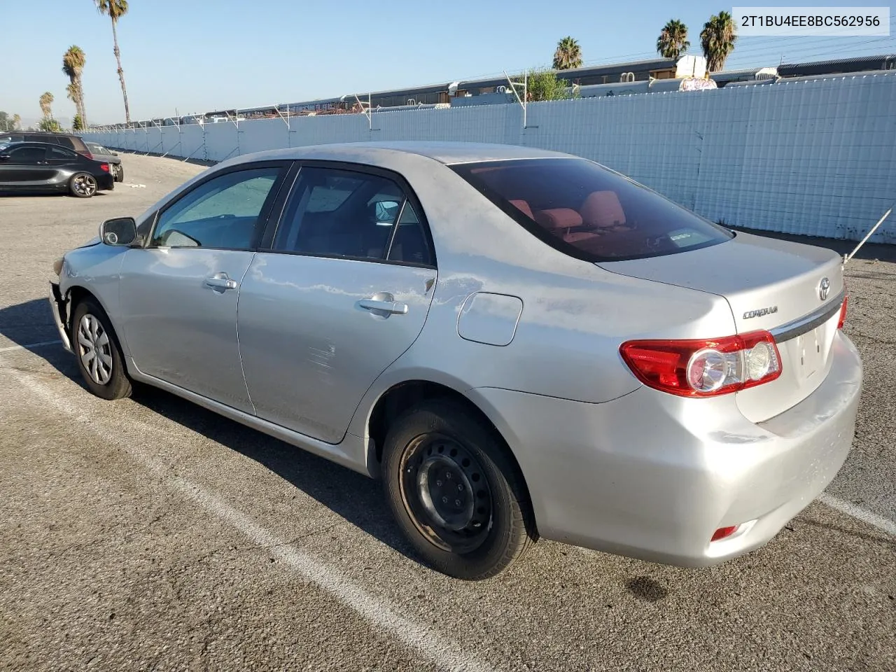 2011 Toyota Corolla Base VIN: 2T1BU4EE8BC562956 Lot: 69028744