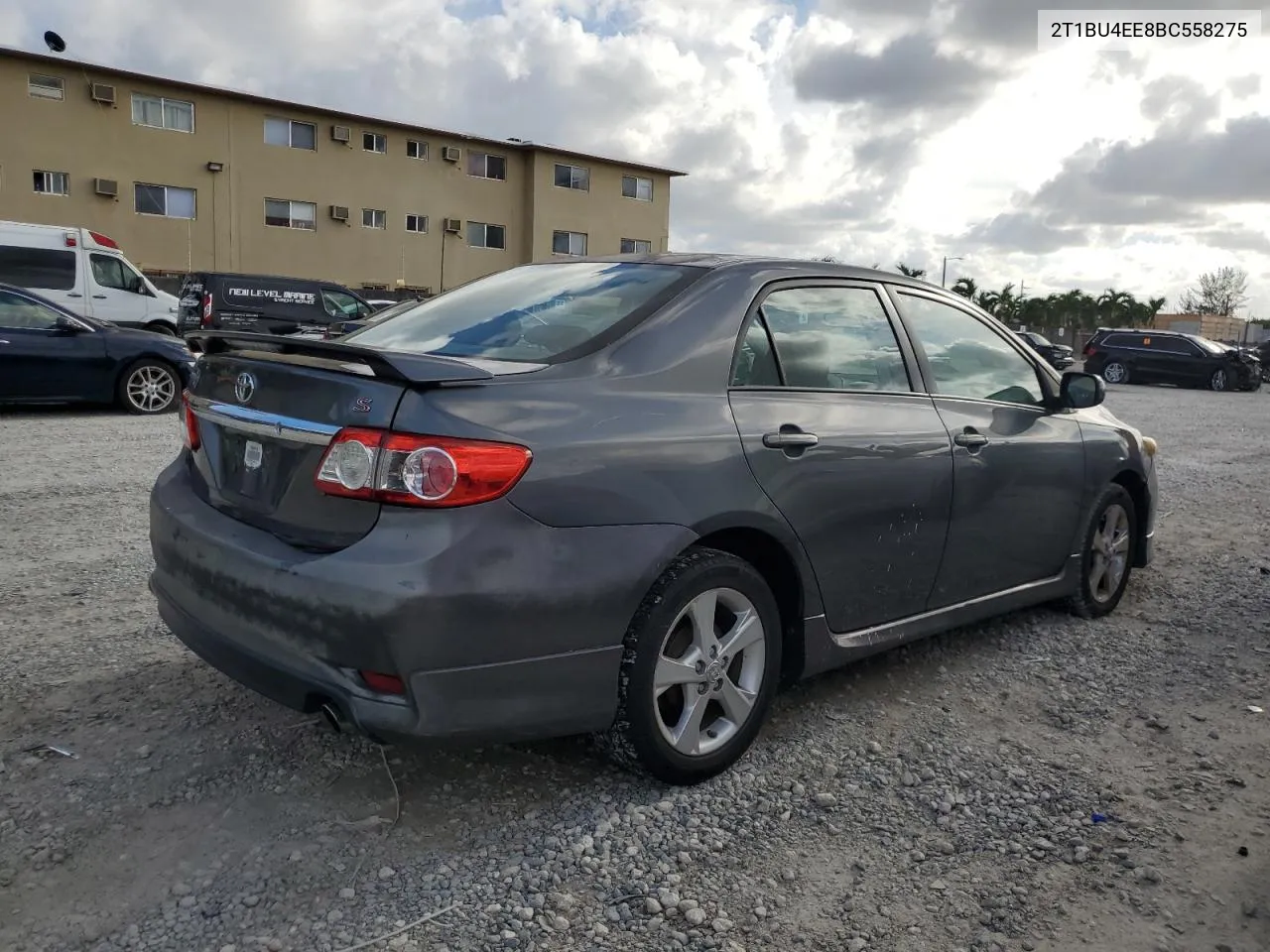 2011 Toyota Corolla Base VIN: 2T1BU4EE8BC558275 Lot: 69050994