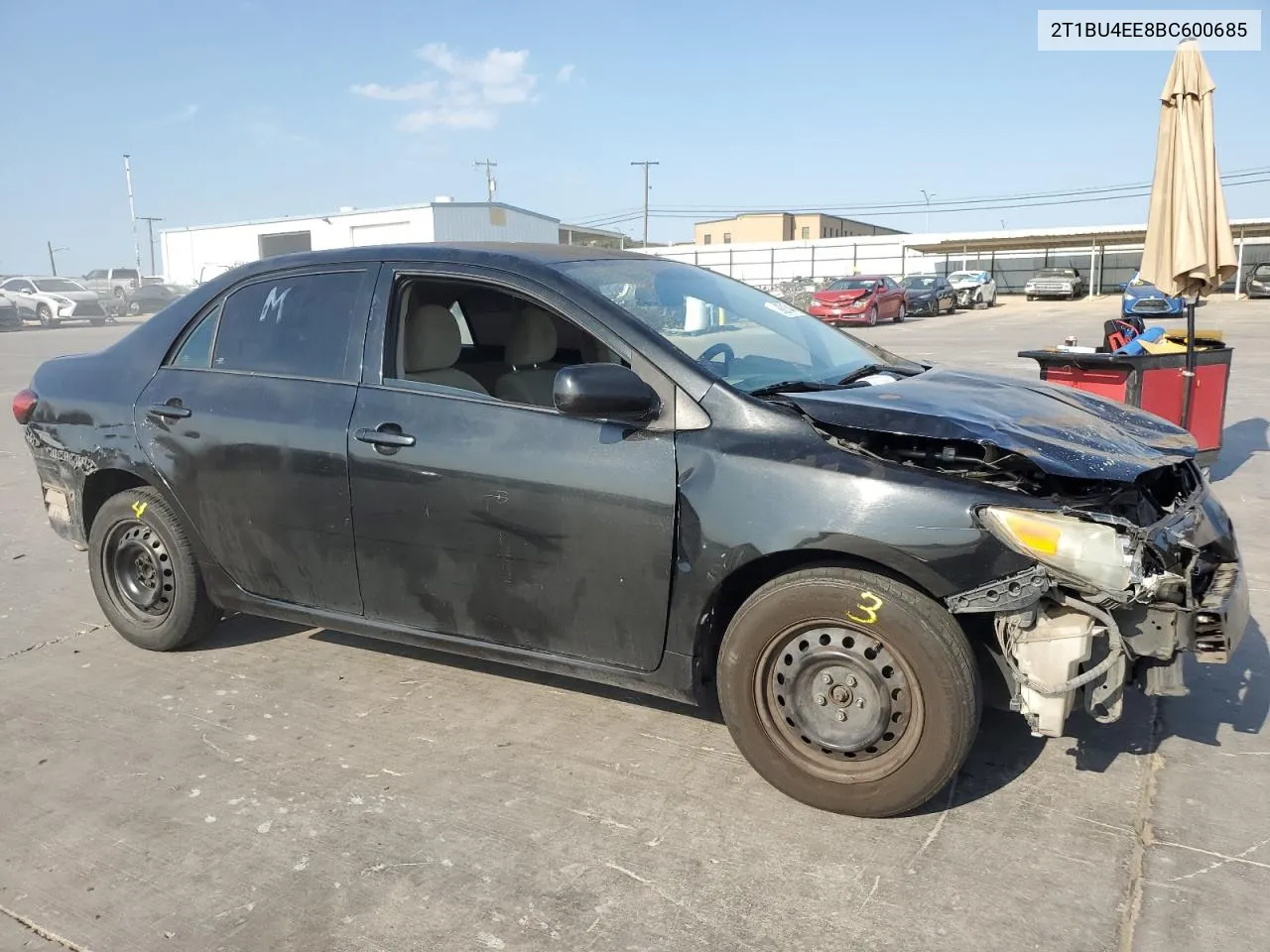 2011 Toyota Corolla Base VIN: 2T1BU4EE8BC600685 Lot: 69081544