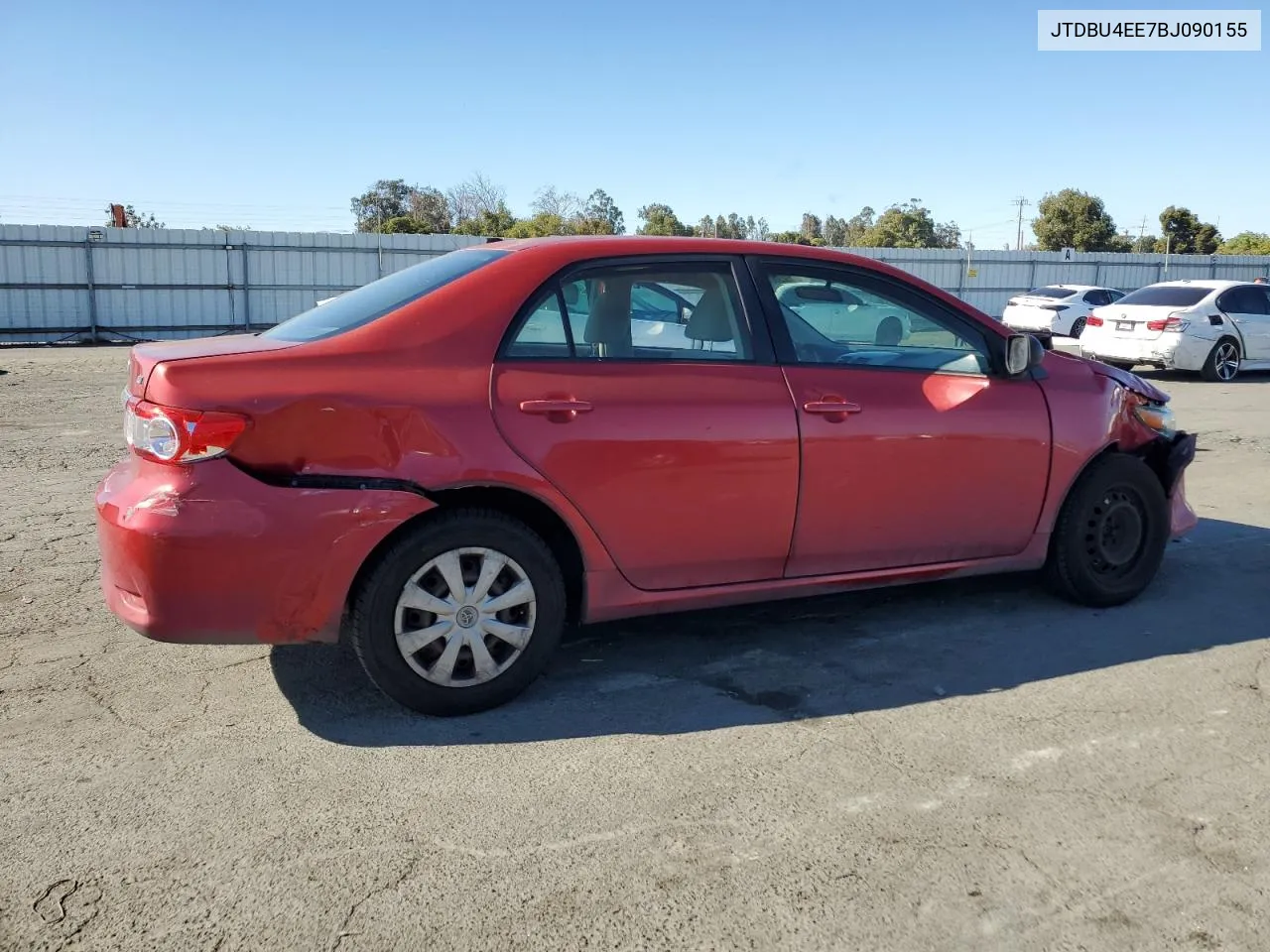 2011 Toyota Corolla Base VIN: JTDBU4EE7BJ090155 Lot: 69296064