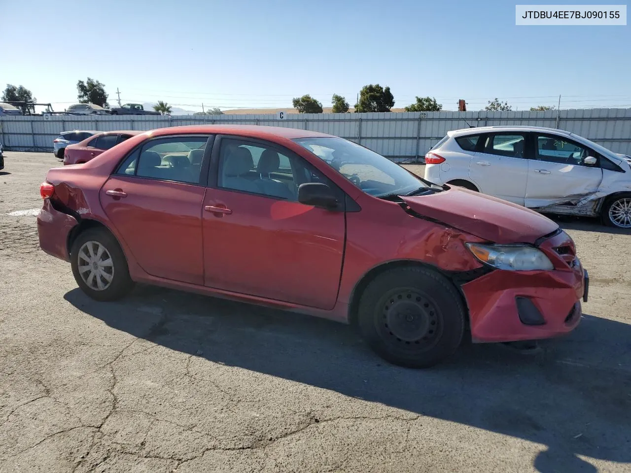 2011 Toyota Corolla Base VIN: JTDBU4EE7BJ090155 Lot: 69296064