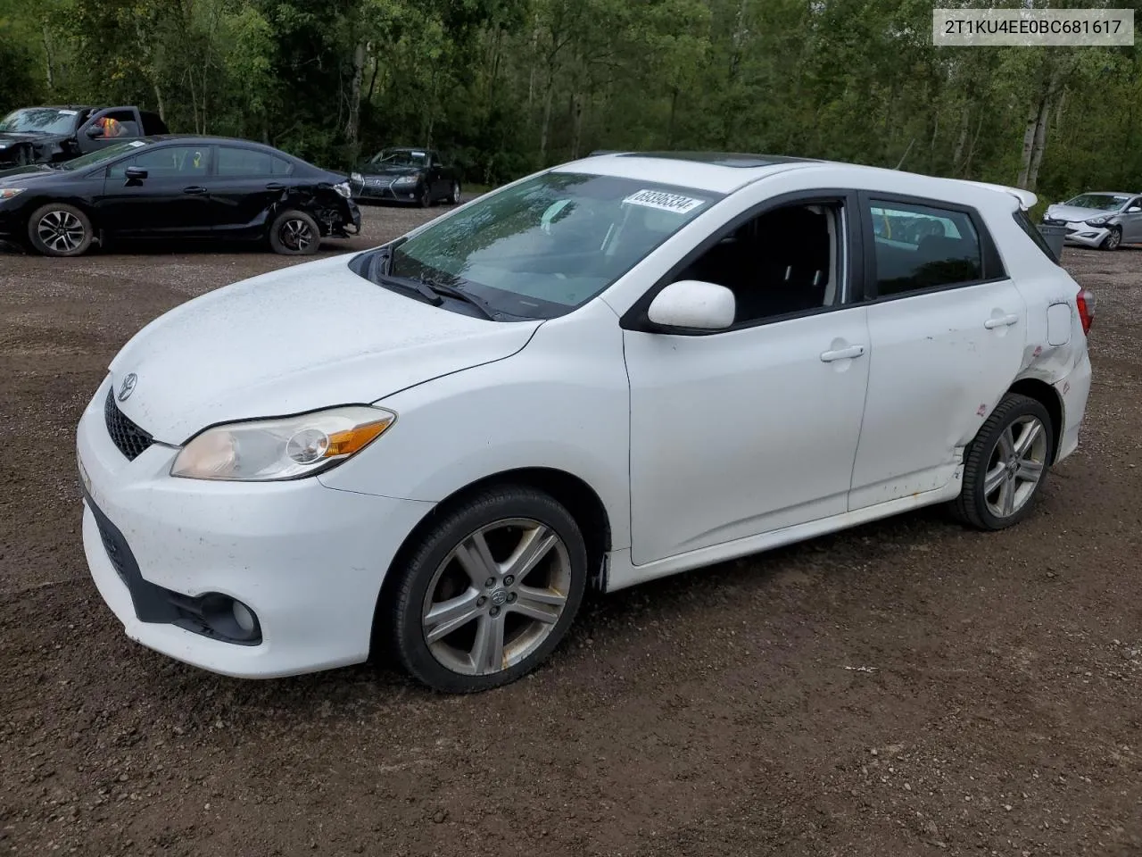 2011 Toyota Corolla Matrix VIN: 2T1KU4EE0BC681617 Lot: 69396334