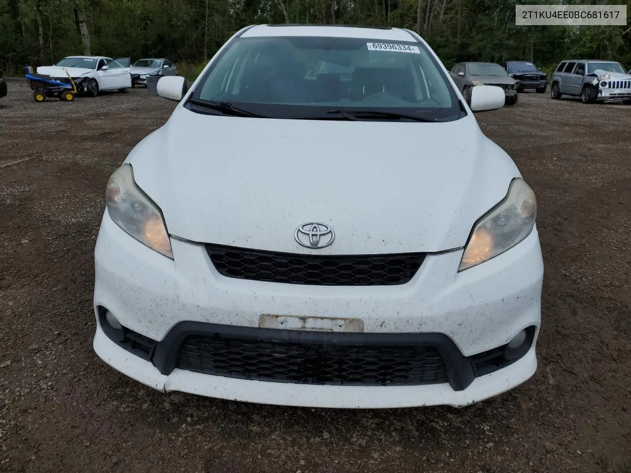 2011 Toyota Corolla Matrix VIN: 2T1KU4EE0BC681617 Lot: 69396334