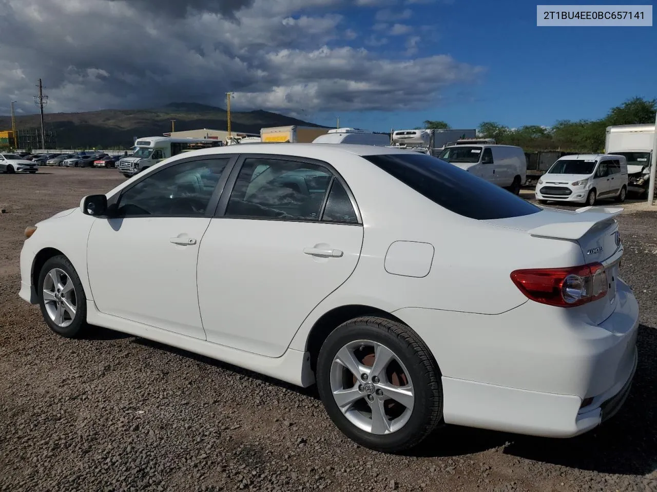 2011 Toyota Corolla Base VIN: 2T1BU4EE0BC657141 Lot: 69720944