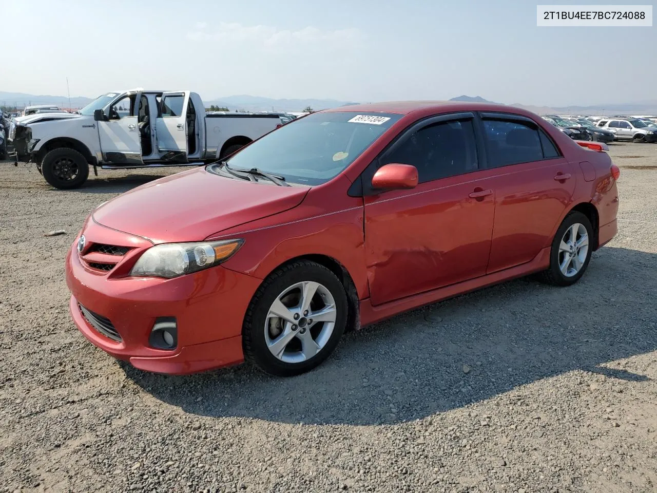 2011 Toyota Corolla Base VIN: 2T1BU4EE7BC724088 Lot: 69751304