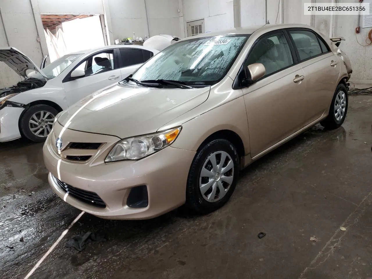 2011 Toyota Corolla Base VIN: 2T1BU4EE2BC651356 Lot: 70218534