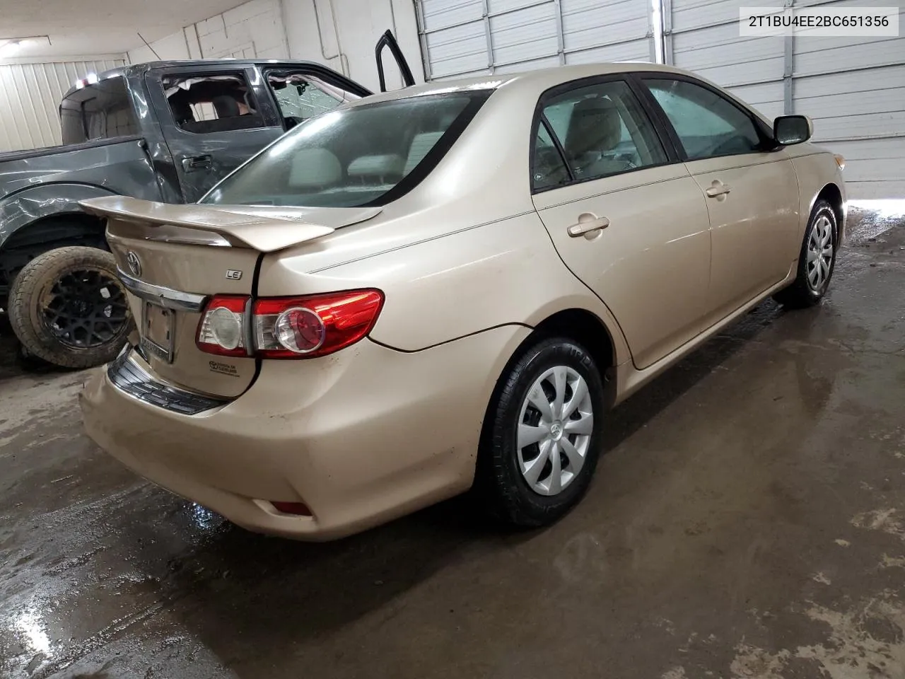 2011 Toyota Corolla Base VIN: 2T1BU4EE2BC651356 Lot: 70218534