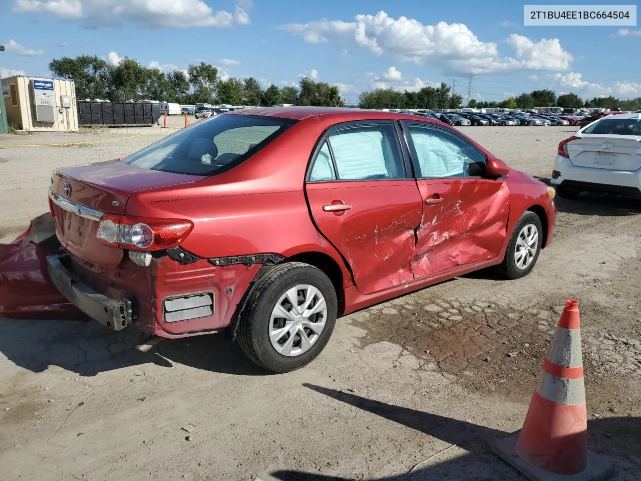 2T1BU4EE1BC664504 2011 Toyota Corolla Base