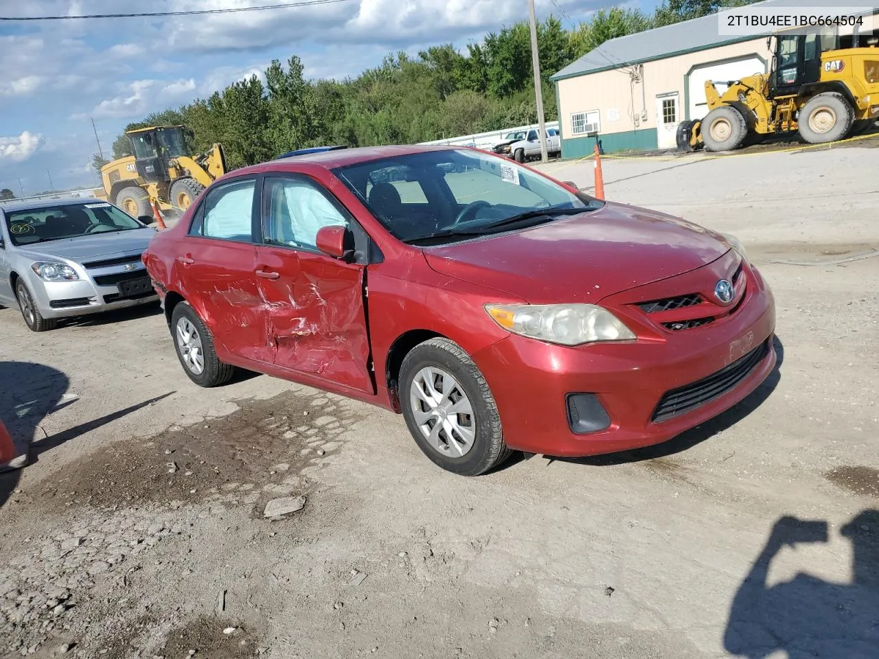 2T1BU4EE1BC664504 2011 Toyota Corolla Base