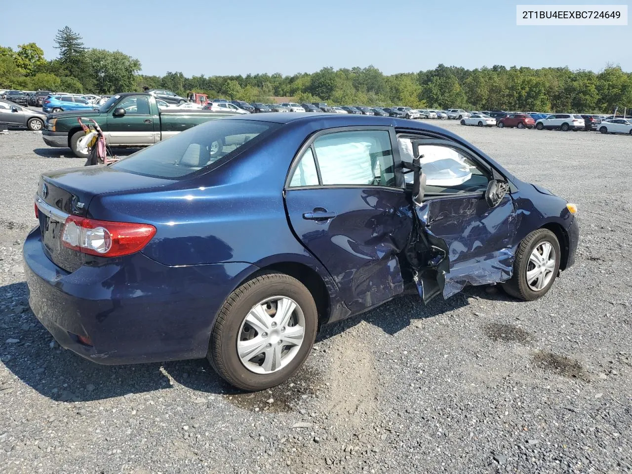 2011 Toyota Corolla Base VIN: 2T1BU4EEXBC724649 Lot: 70259934