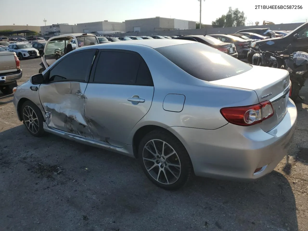 2011 Toyota Corolla Base VIN: 2T1BU4EE6BC587256 Lot: 70329324