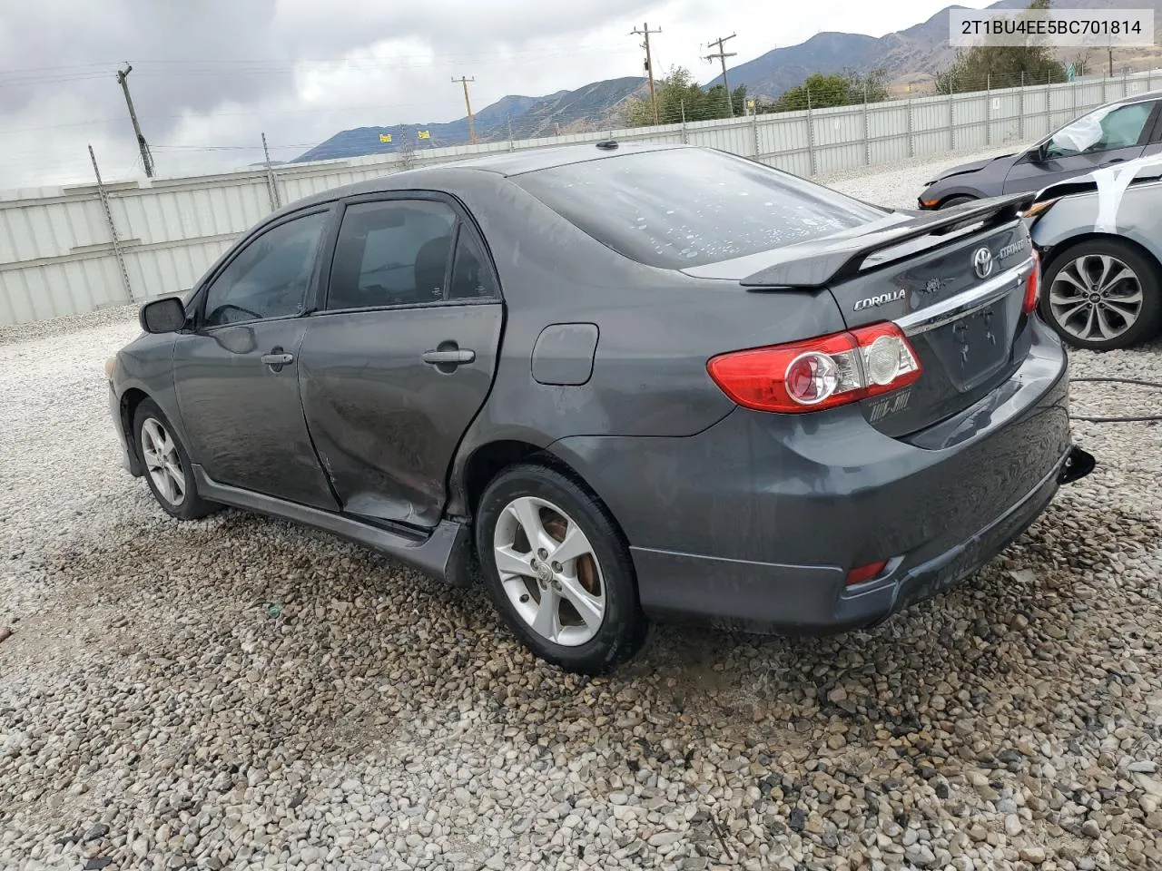 2011 Toyota Corolla Base VIN: 2T1BU4EE5BC701814 Lot: 70457724