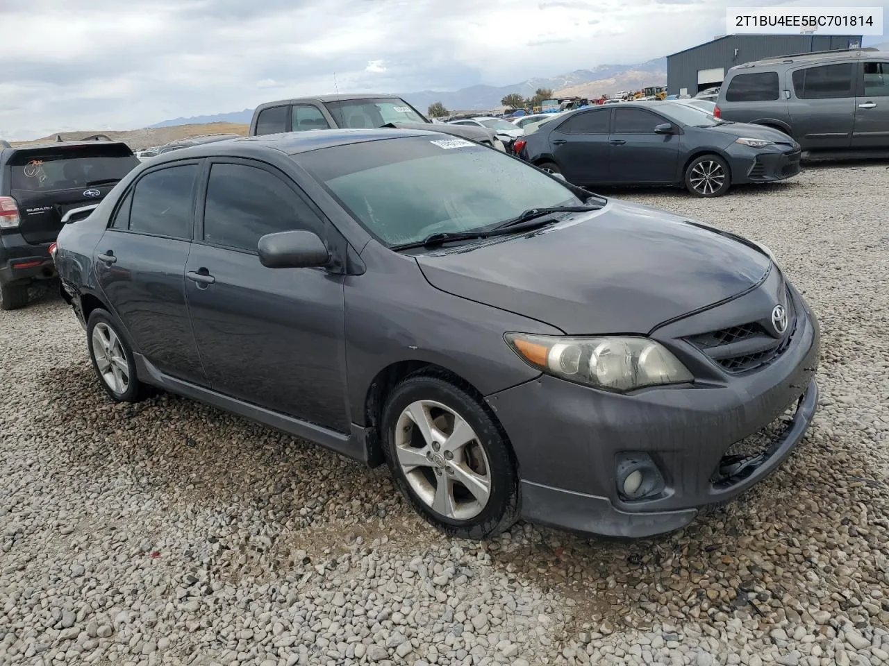 2011 Toyota Corolla Base VIN: 2T1BU4EE5BC701814 Lot: 70457724