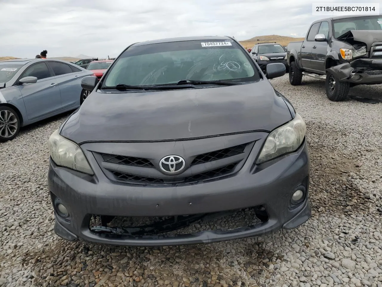 2011 Toyota Corolla Base VIN: 2T1BU4EE5BC701814 Lot: 70457724