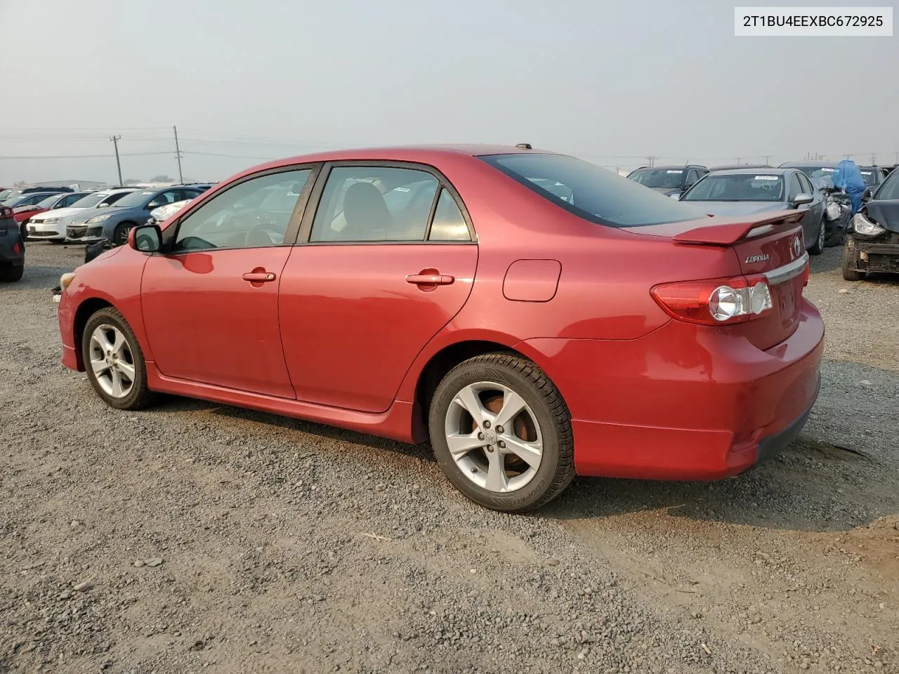 2011 Toyota Corolla Base VIN: 2T1BU4EEXBC672925 Lot: 70638054