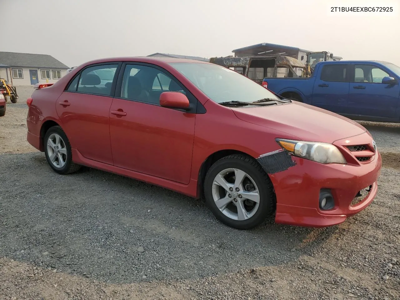 2011 Toyota Corolla Base VIN: 2T1BU4EEXBC672925 Lot: 70638054