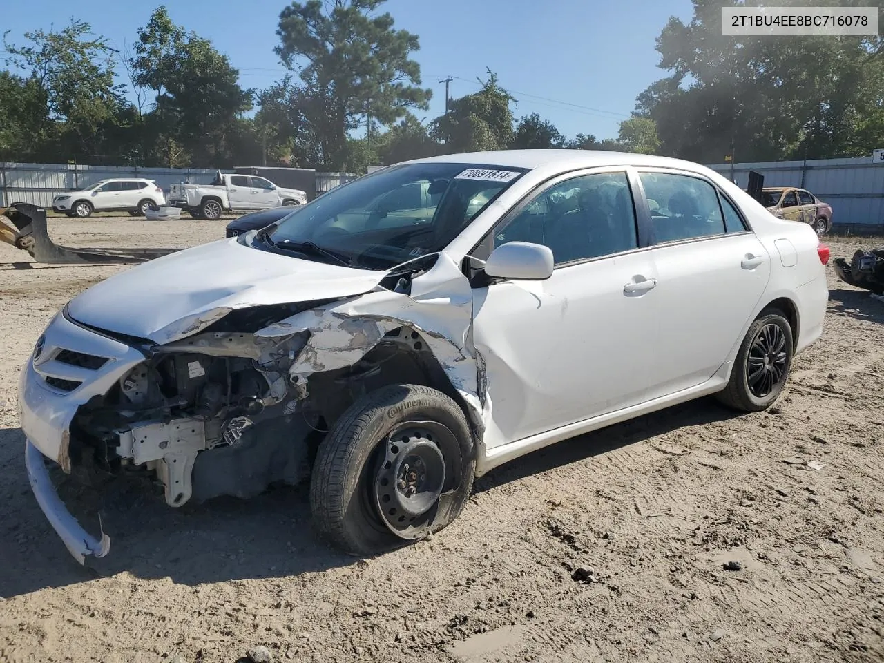 2T1BU4EE8BC716078 2011 Toyota Corolla Base