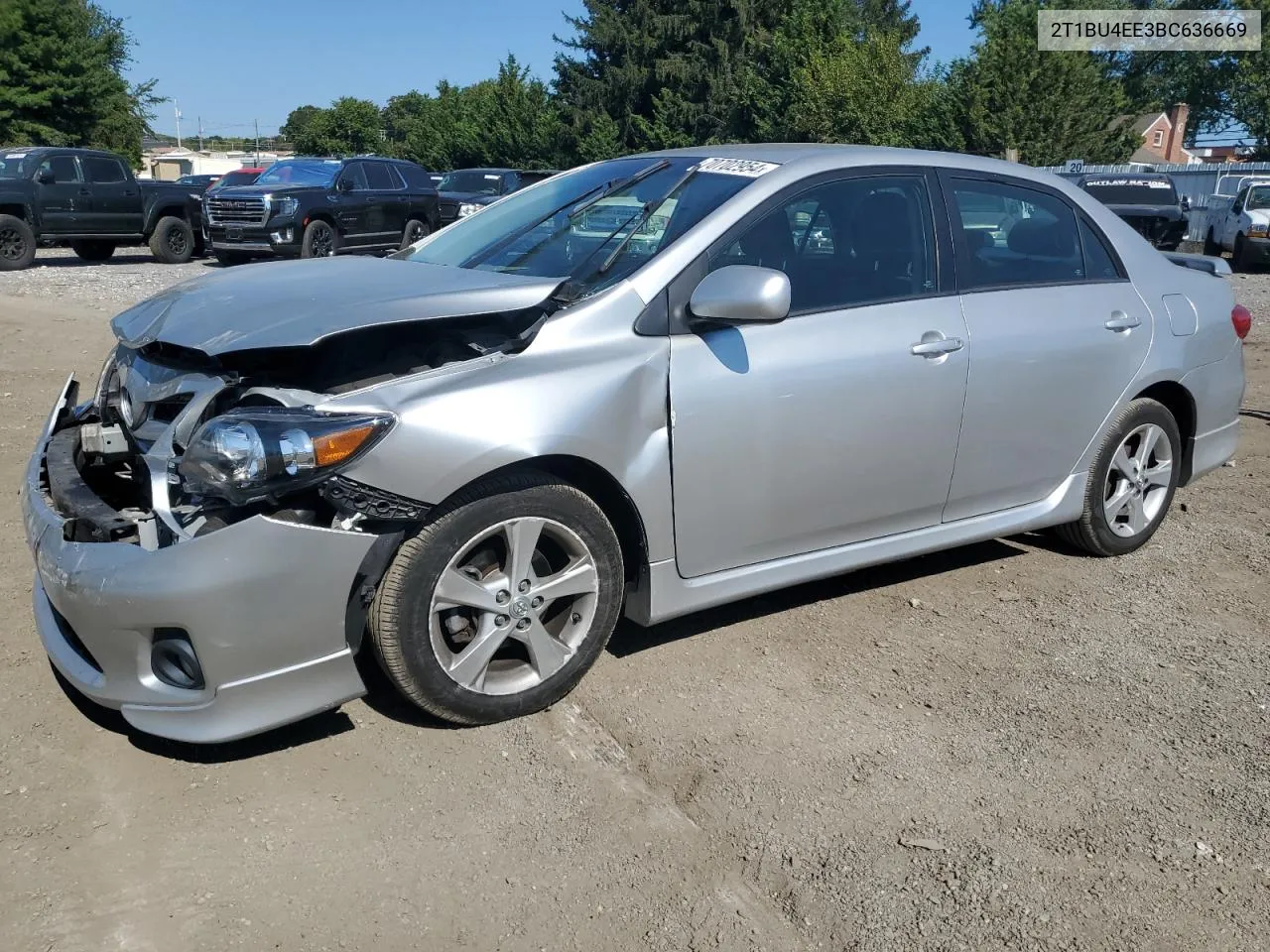 2T1BU4EE3BC636669 2011 Toyota Corolla Base