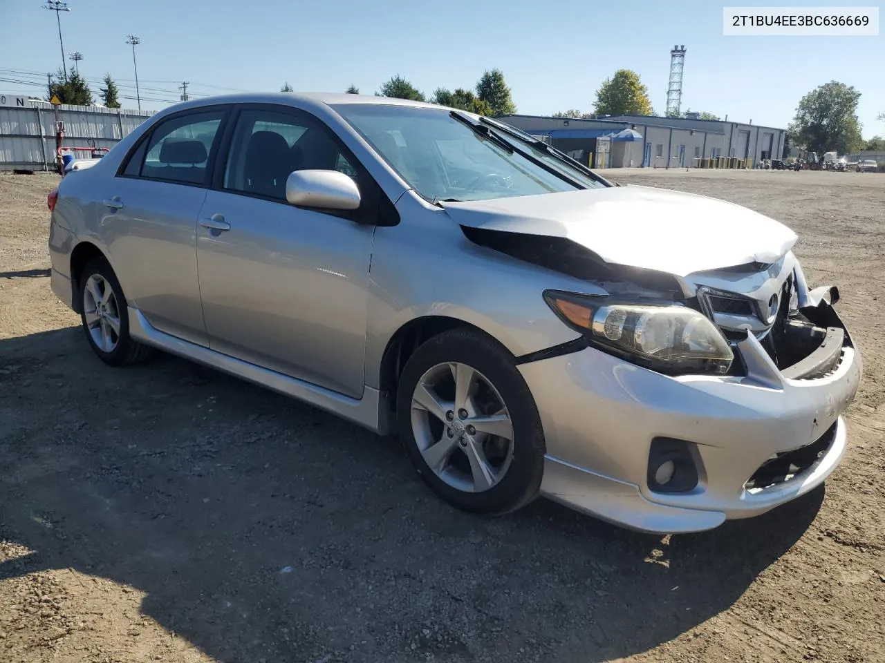 2011 Toyota Corolla Base VIN: 2T1BU4EE3BC636669 Lot: 70702954